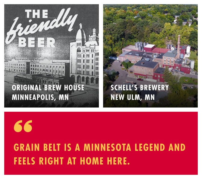 Grain Belt is a Minnesota legend and feels right at home here.